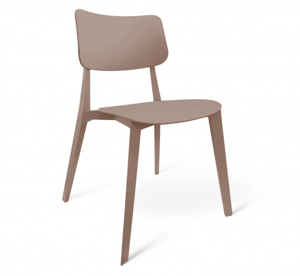 СТУЛ SHT-S110 КАПУЧИНО ПЛАСТИКОВЫЙ капучино